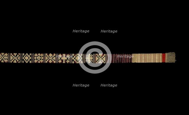 Ceremonial Waist Sash (ikak pinggang), Sumatra, 19th century. Creator: Unknown.