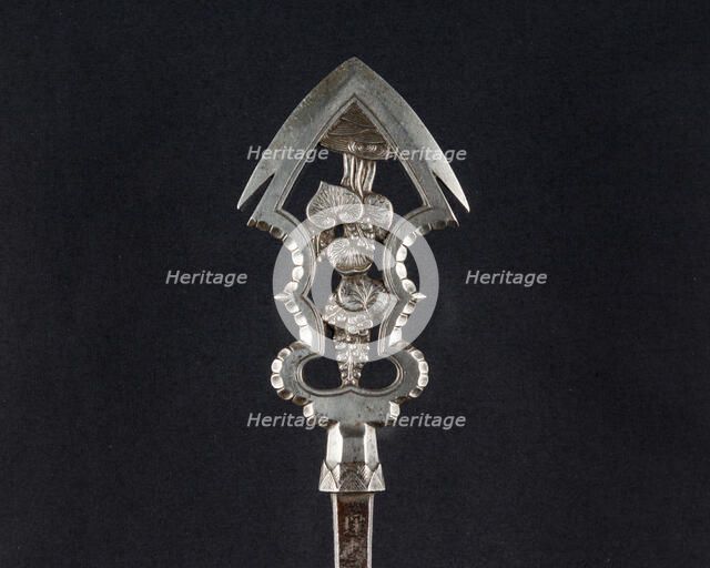 Ceremonial Arrowhead, Japanese, dated 1645. Creator: Umetada Motoshige.