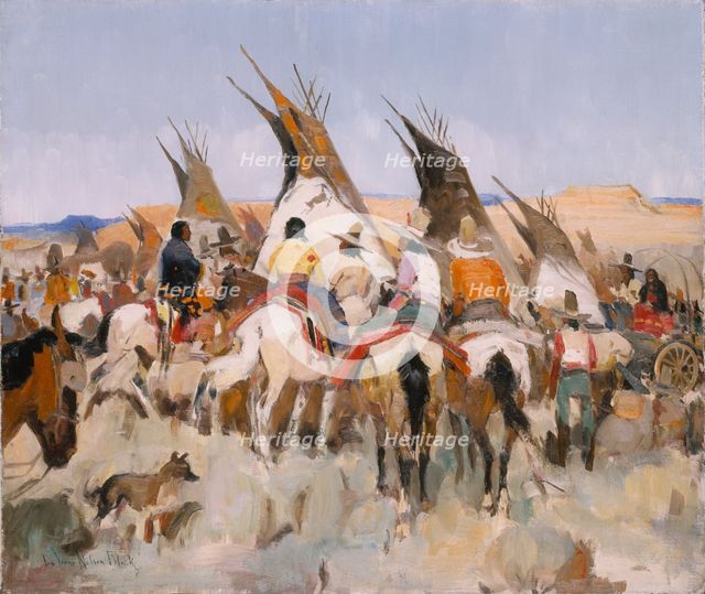 Ceremonial at Black Lake, 1938. Creator: LaVerne Nelson Black.