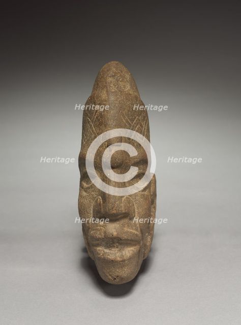 Ceremonial Axe-Head, 600-1100. Creator: Unknown.