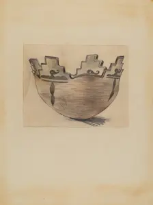 Ceremonial Bowl, 1935. Creator: Michael Trekur