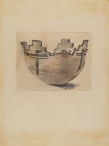 Ceremonial Bowl, 1935. Creator: Michael Trekur
