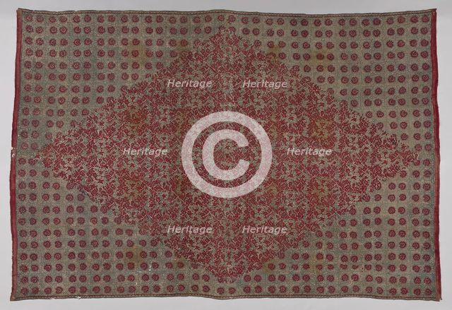 Ceremonial Cloth, India, 17th century. Creator: Unknown.