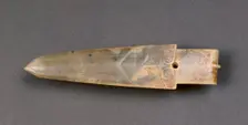 Ceremonial Dagger-Axe with Animal Masks (Ge), c. 1600-1050 BC. Creator: Unknown