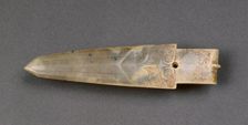 Ceremonial Dagger-Axe with Animal Masks (Ge), c. 1600-1050 BC. Creator: Unknown