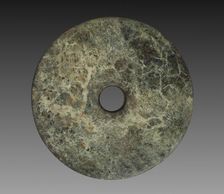 Ceremonial Disk (Bi), 3300-2200 BC. Creator: Unknown
