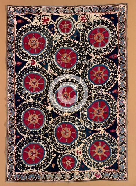 Ceremonial Hanging (Suzani), 1850-1899. Creator: Unknown.