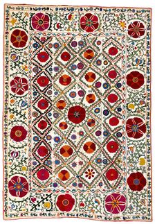 Ceremonial Hanging (Suzani), about 1875. Creator: Unknown
