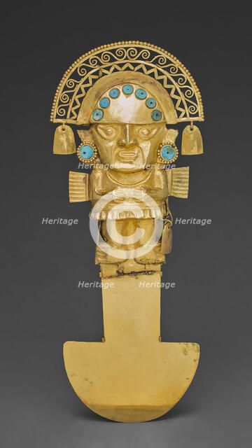 Ceremonial Knife (Tumi), A.D. 1100/1470. Creator: Unknown.