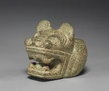 Ceremonial Mace (Club) Head: Feline (Jaguar?), c. 300 BC - AD 600. Creator: Unknown