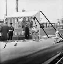 Ceremonial opening of Coryton Oil Refinery, Thurrock, Essex, 27/05/1954. Creator: John Laing plc
