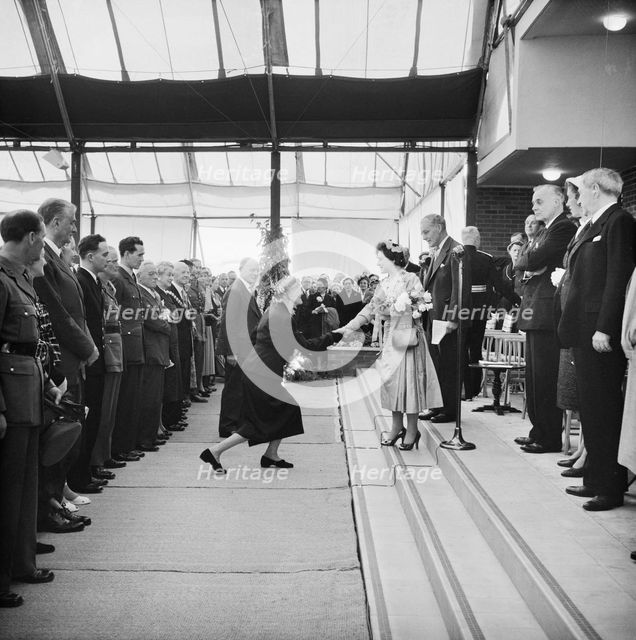 Ceremonial opening of Coryton Oil Refinery, Thurrock, Essex, 27/05/1954. Creator: John Laing plc.