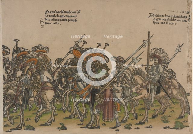Ceremonial Procession in Bologna on 5 November 1529, on the Occasion of Charles V's Coronation by Po
