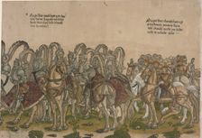 Ceremonial Procession in Bologna on 5 November 1529, on the Occasion of Charles V's Coronation by Po