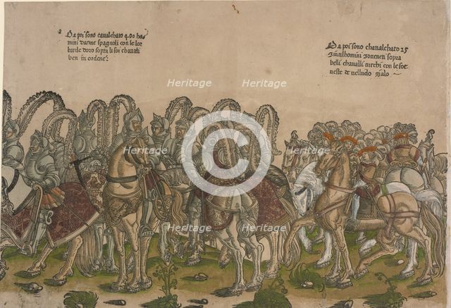 Ceremonial Procession in Bologna on 5 November 1529, on the Occasion of Charles V's Coronation by Po