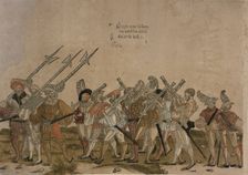 Ceremonial Procession in Bologna on 5 November 1529, on the Occasion of Charles V's Coronation by Po