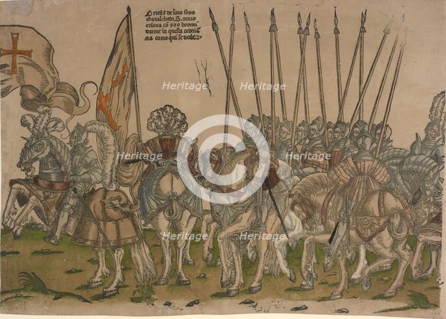 Ceremonial Procession in Bologna on 5 November 1529, on the Occasion of Charles V's Coronation by Po