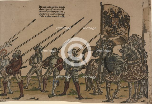 Ceremonial Procession in Bologna on 5 November 1529, on the Occasion of Charles V's Coronation by Po