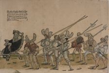 Ceremonial Procession in Bologna on 5 November 1529, on the Occasion of Charles V's Coronation by Po