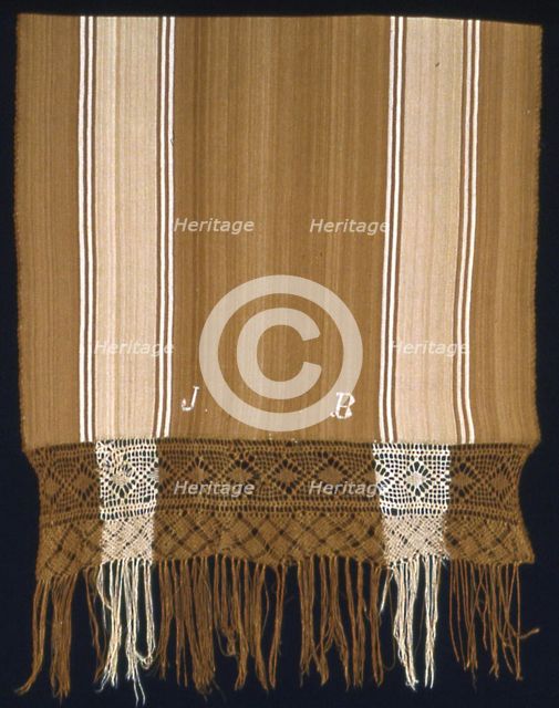 Ceremonial Scarf (bufando or ufanta), Bolivia, 1850/1900. Creator: Unknown.