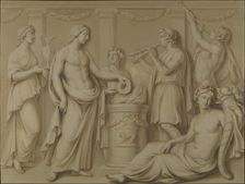 Ceremonial Scene, 1765-66. Creator: Adam Partnership