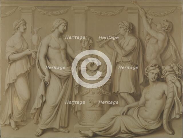 Ceremonial Scene, 1765-66. Creator: Adam Partnership.