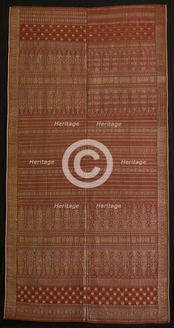 Ceremonial Shoulder Cloth (Kain songket lepus), Indonesia, . Creator: Unknown.