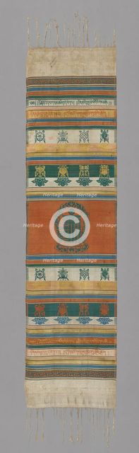 Ceremonial Shawl (Kata), China, Ming dynasty (1368-1644), 15th/16th century. Creator: Unknown.