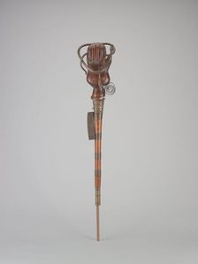 Ceremonial staff, early 20th century. Creator: Unknown