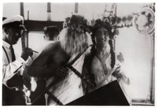 Ceremony celebrating the crossing of the equator on board the airship Graf Zeppelin 1930 (1933)