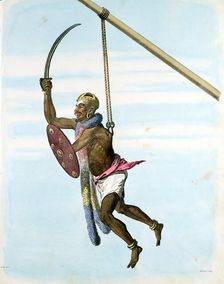 Ceremony honouring Mariatale, goddess of smallpox, Negapattam, India, 1806