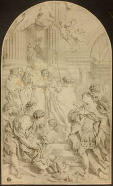 Ceremony in Church, n.d. Creators: Marie-Felice Subleyras-Tibaldi, Francisco de Zurbaran