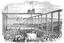 Ceremony of laying the first stone of the Birkenhead Docks, 1844. Creator: Unknown