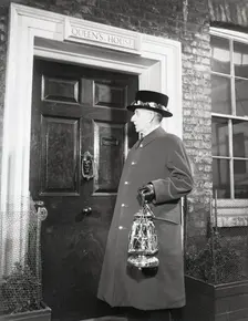 Ceremony of the Keys, Tower of London, c1955. Creator: Arthur Charles Kirby Ware