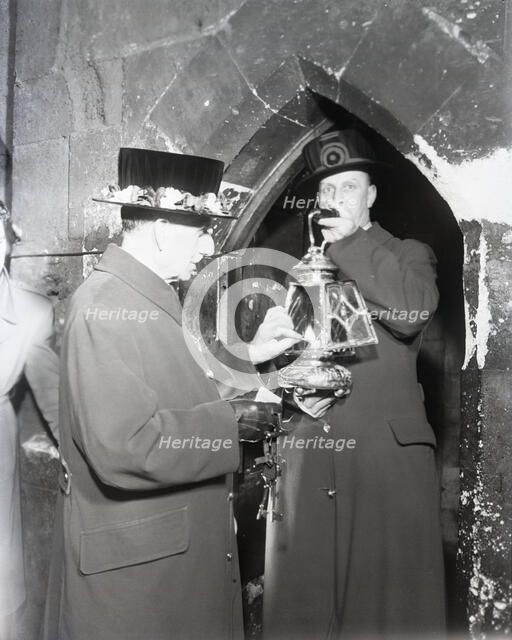 Ceremony of the Keys, Tower of London, c1955. Creator: Arthur Charles Kirby Ware.