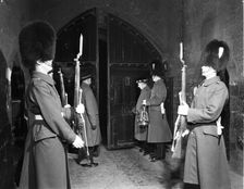 Ceremony of the Keys, Tower of London, c1955. Creator: Arthur Charles Kirby Ware