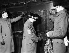 Ceremony of the Keys, Tower of London, c1955. Creator: Arthur Charles Kirby Ware