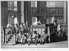 Ceremony of the Shofar, Rosh ha-Shanah, 1725. Creator: Bernard Picart