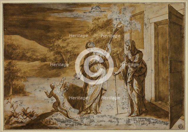 Ceres Changing the Mocking Boy into a Lizard, n.d. Creator: Unknown.