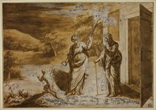 Ceres Changing the Mocking Boy into a Lizard, n.d. Creator: Unknown