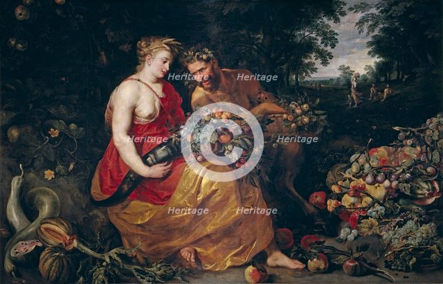Ceres and Pan, 1615. Creator: Frans Snyders.