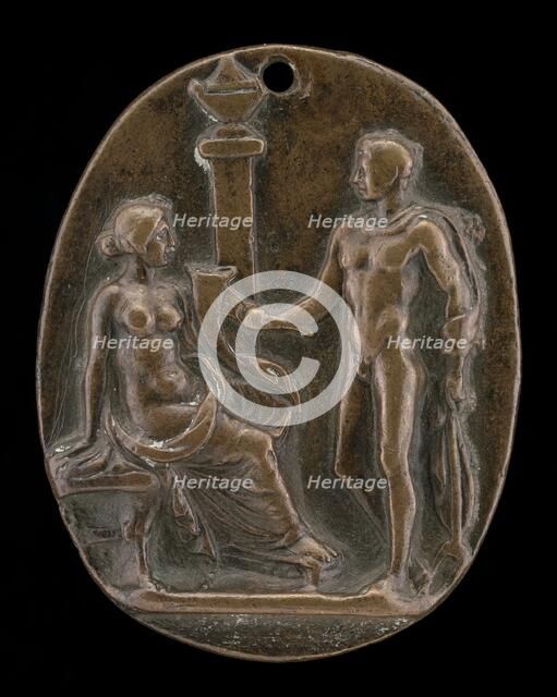 Ceres and Triptolemus, mid 15th century. Creator: Unknown.