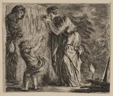 Ceres, from Game of Mythology (Jeu de la Mythologie), 1644. Creator: Stefano della Bella