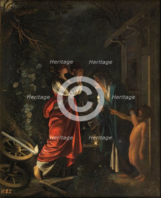 Ceres in the House of Hecuba, c1605. Creators: Adam Elsheimer, Follower of Adam Elsheimer.