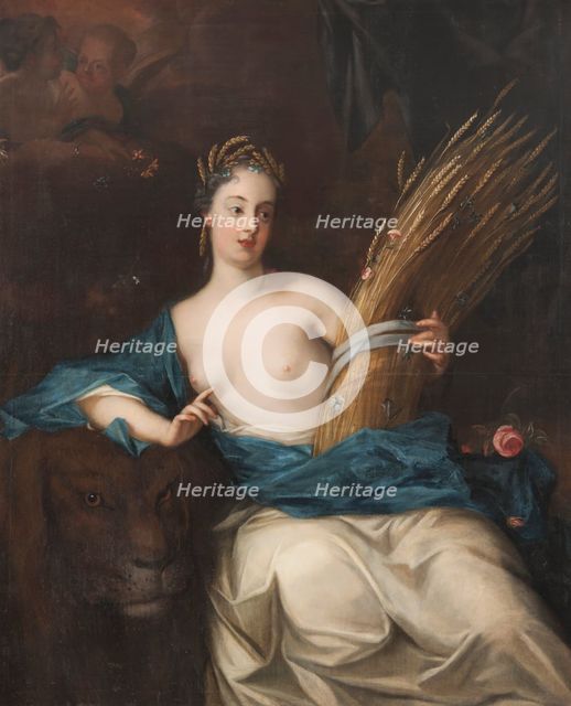 Ceres or Allegory of the Element Earth. Creator: Georg Engelhard Schroder.