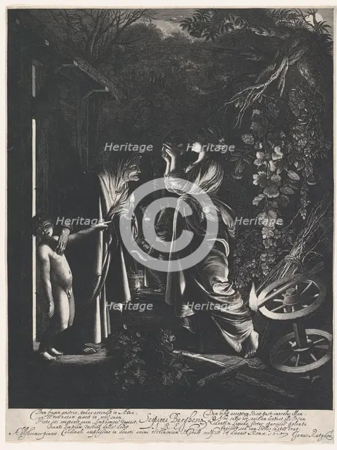 Ceres Searching for Her Daughter,.n.d. Creator: Hendrik Goudt.