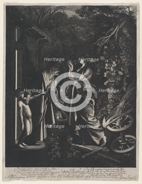 Ceres Seeking Her Daughter (The Mocking of Ceres), 1610. Creator: Hendrik Goudt.