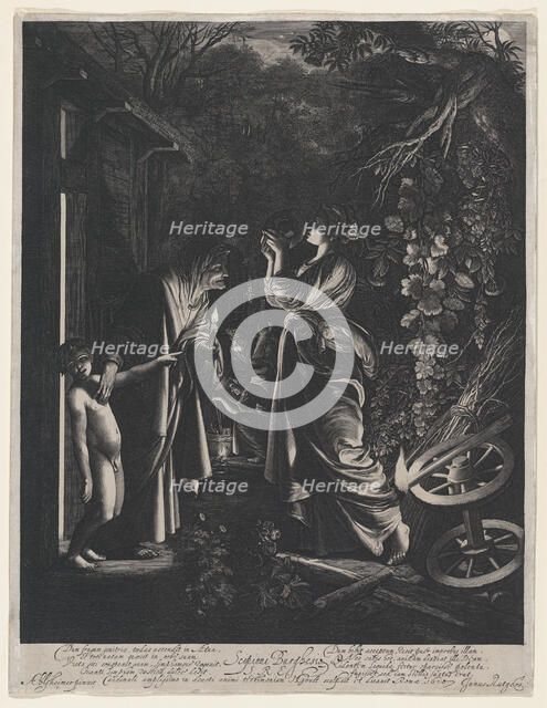 Ceres Seeking Her Daughter (The Mocking of Ceres), 1610. Creator: Hendrik Goudt.