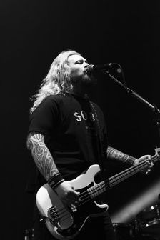 Ceri Monger, New Model Army live at the Roundhouse, London, May 2024. Creator: Annapaola Marchesani