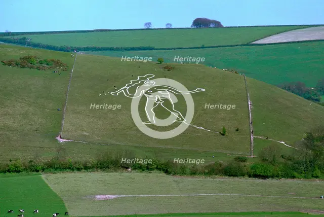 Cerne Abbas Giant, 18th century. Artist: Unknown
